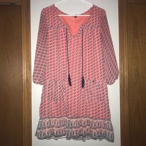 3/4 Sleeve Swing Dress